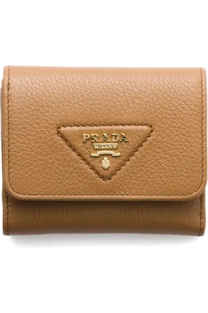 Prada Small logo-plaque wallet