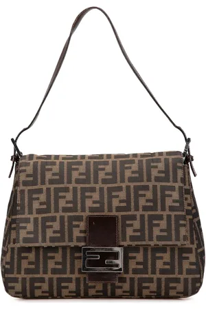 Fendi 2000-2010 Zucca Canvas Mamma Forever shoulder bag