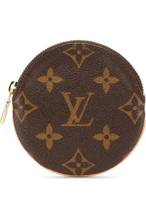 LOUIS VUITTON 2013 Monogram Porte-Monnaie Round Purse coin pouch