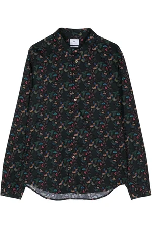 Paul Smith Leaf Print Tailored Shirt