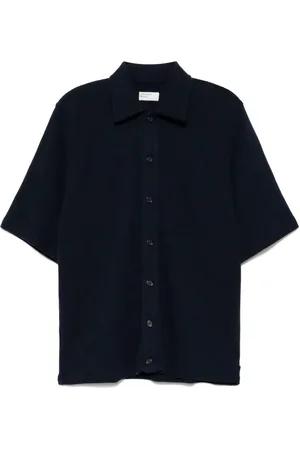 Universal Works Checkerboard-knit shirt