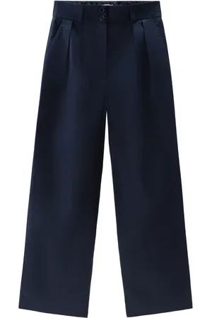 Woolrich Wide-leg cotton trousers