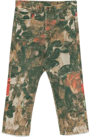 R13 Floral-print jeans