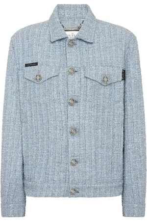 Philipp Plein Tweed cropped jacket