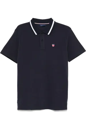 GANT Logo-appliqué polo shirt