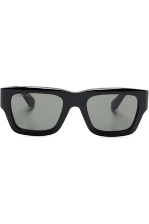 Gucci Rectangular-frame sunglasses