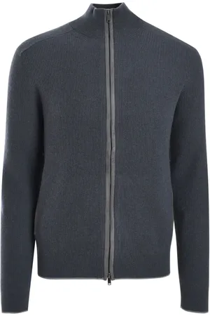 LUCIANO BARBERA Stand-up collar cardigan
