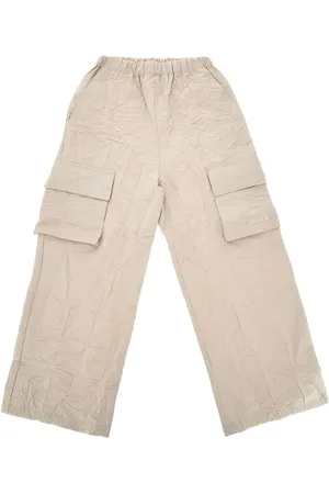Doudou et Compagnie Crease-effect trousers