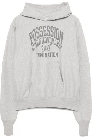 SAINT MXXXXXX Slogan-printed hoodie