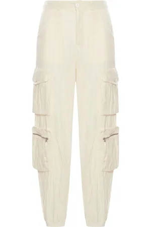 TRANSIT Silk-blend cargo trousers