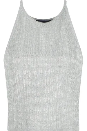 Armani Exchange Lurex tank top