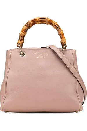 Gucci 2000-2015 Small Calfskin Bamboo Shopper satchel