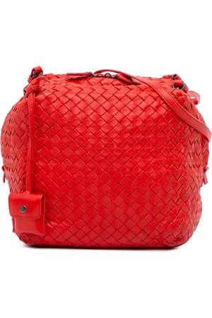 Bottega Veneta 2012-2024 Nappa Intrecciato Cube shoulder bag