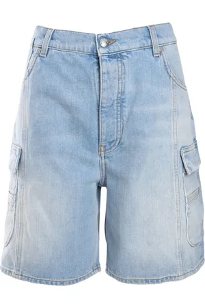 OFF-WHITE Denim cargo shorts