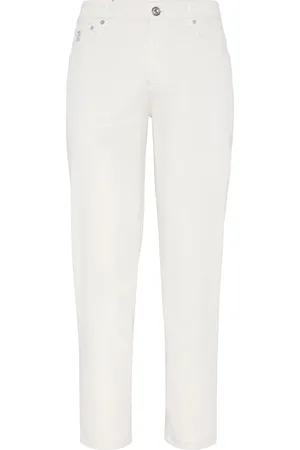 Brunello Cucinelli Mid-rise straight-leg trousers