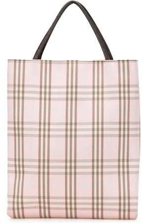 Burberry 2000-2017 House Check Cotton tote bag