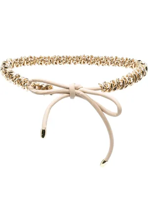 Orciani Chain-detail leather belt