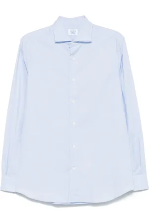 MAZZARELLI Houndstooth-pattern shirt