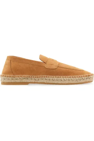 Salvatore Ferragamo Logo-debossed suede loafers