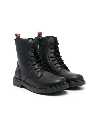 Geox Lace-up pull-tab boots