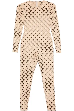 Marine Serre Jersey moon jumpsuit
