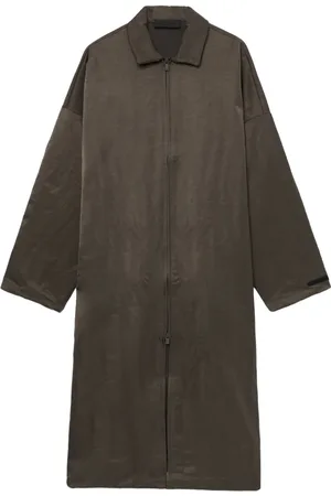 FEAR OF GOD Logo-print coat