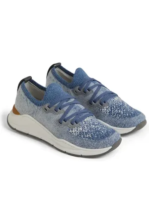 Brunello Cucinelli Lace-up knitted sneakers