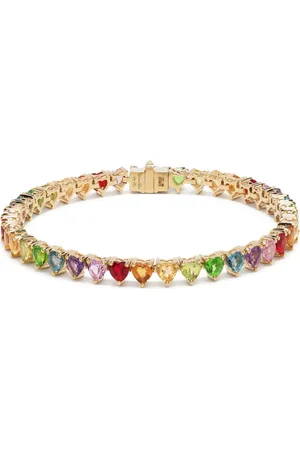 YVONNE LÉON 9kt yellow gemstone eternity bracelet