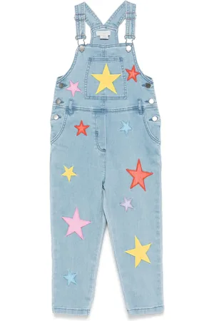 Stella McCartney Star-embroidered dungarees