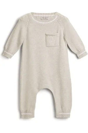 Brunello Cucinelli Bernie cotton knitted romper