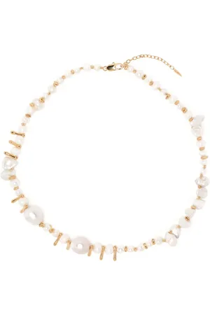 Missoma Mixed pearl statement beaded necklace