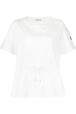 Moncler Drawstring-detail cotton T-shirt