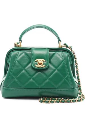 CHANEL 2021 small matelassé leather shoulder bag