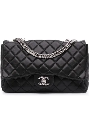 CHANEL 2006-2008 Jumbo Classic Lambskin Bijoux Chain Single Flap shoulder bag