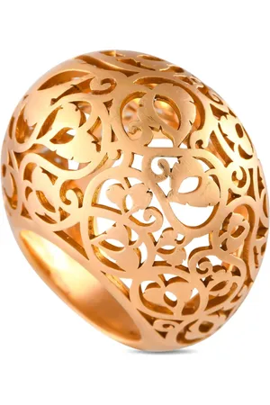 Pomellato 18K rose gold Arabesque dome ring