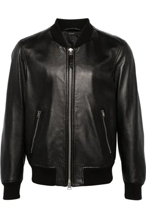 Tom Ford Grained-leather bomber jacket