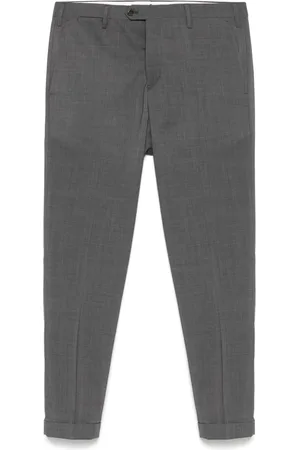BRIGLIA M??lange-effect trousers