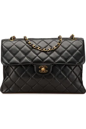 CHANEL 1996-1997 Jumbo Lambskin Double Sided Flap shoulder bag