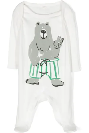 Stella McCartney Bear-print cotton pyjama