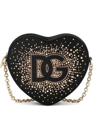Dolce & Gabbana Crystal-embellished heart bag