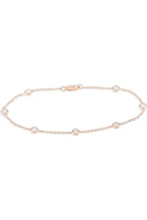 LB Exclusive 14K rose gold diamond bracelet