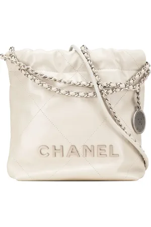 CHANEL 2021-2025 Mini Shiny Calfskin 22 Handbag satchel