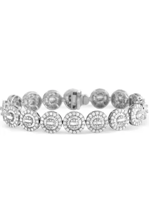 LB Exclusive Pre-owned 18K white gold diamond bracelet