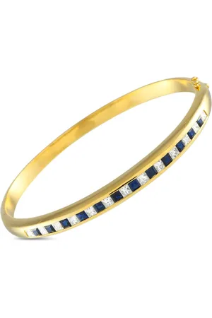 LB Exclusive 18K yellow diamond and sapphire bracelet
