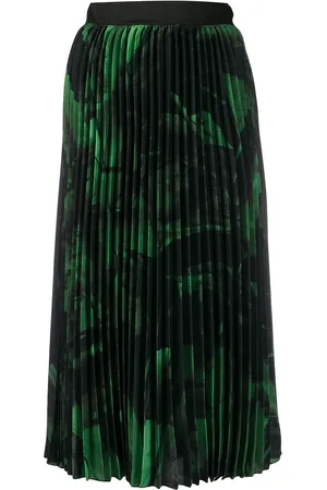 OFF-WHITE Brushstroke plissé skirt