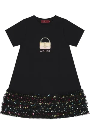 Aigner Sequin-detailing dress