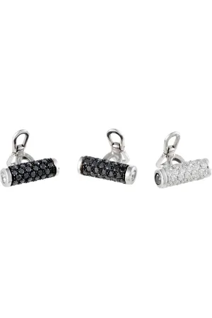 De Grisogono Pre-owned 18K white gold diamond cufflinks
