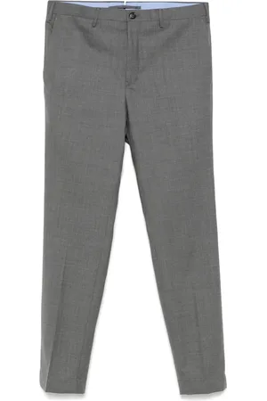 Incotex M??lange-effect trousers