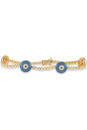 LB Exclusive 18K yellow Evil Eye diamond bracelet