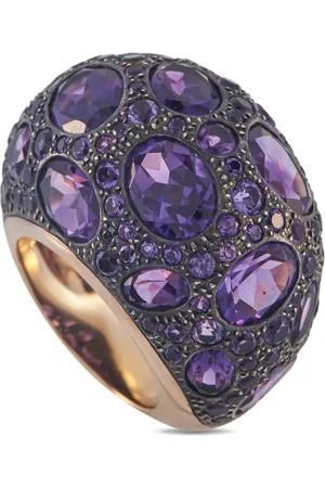 Pomellato 18K yellow Tabou amethyst ring